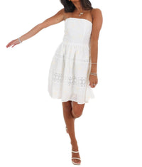 Klesis - Lovelace Embroidered Mini Dress
