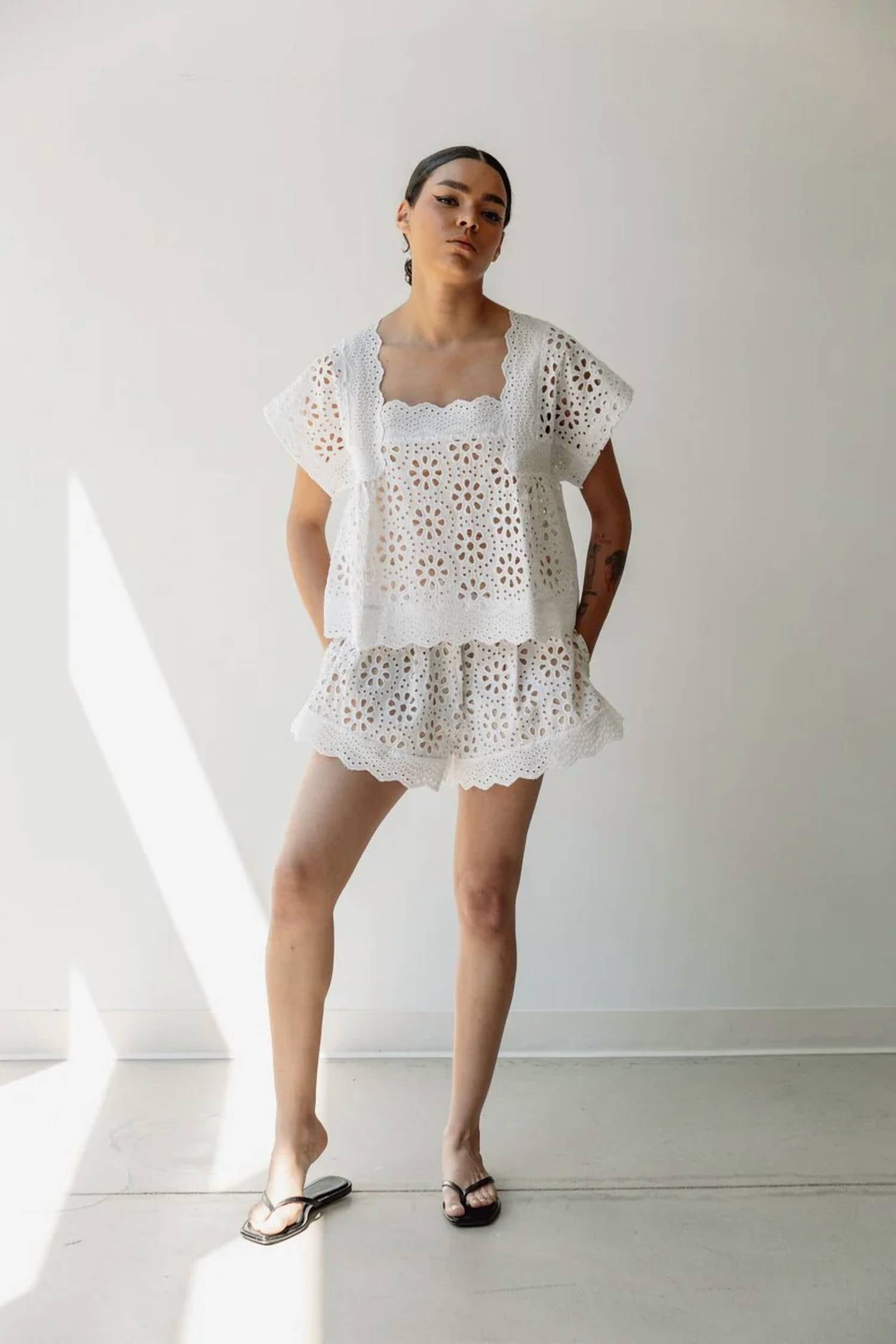 Hope For Flowers - Meadow Square Neck Blouse
