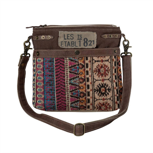 Myra Bags - Women's Shirley Mixed Print Shoulder Bag