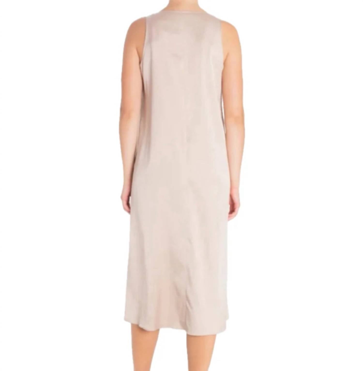 ELAINE KIM Tabitha V-neck Dress in shell - women's dress - alternate view