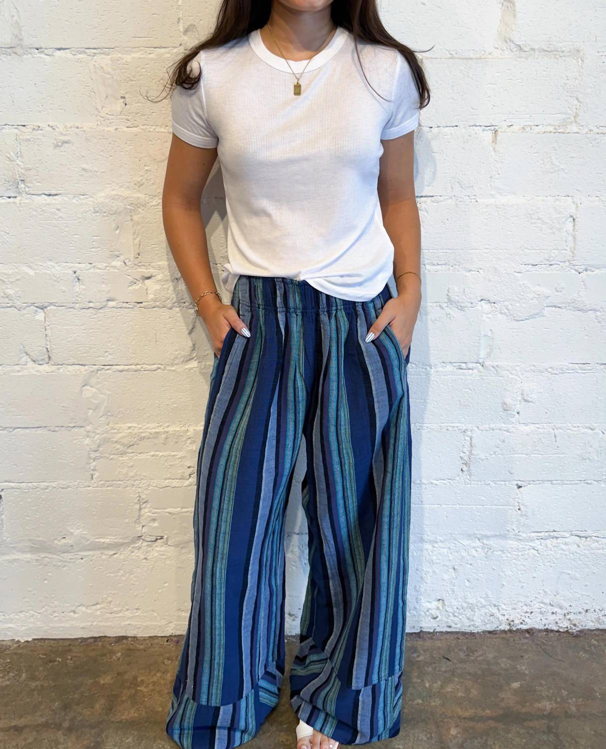 Free People - Days End Linen Pants