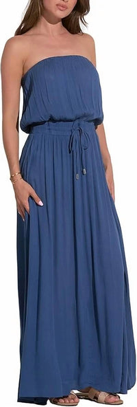 Elan - Strapless Smock Maxi Dress