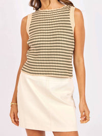 Sage The Label - Mona Stripe Sweater Tank