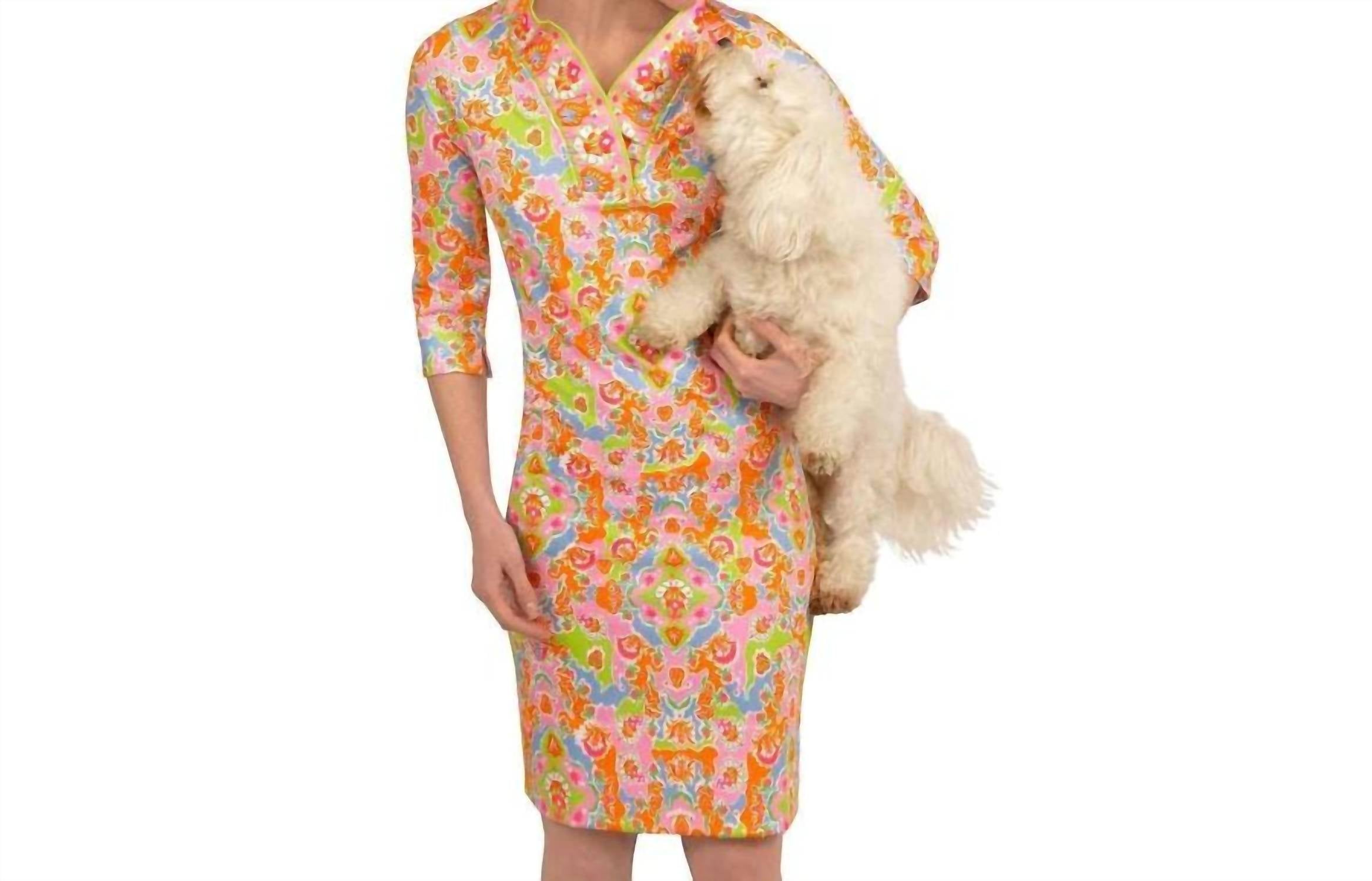 Gretchen Scott - Ruffneck Watteau Dress