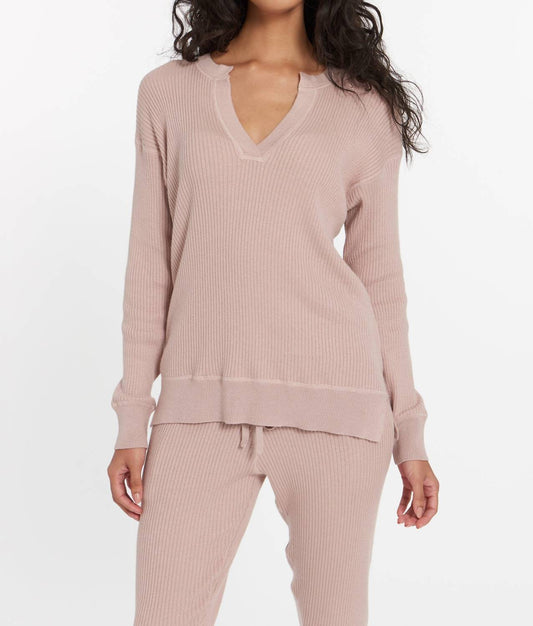 Leimere - Cabo Split Neck Top