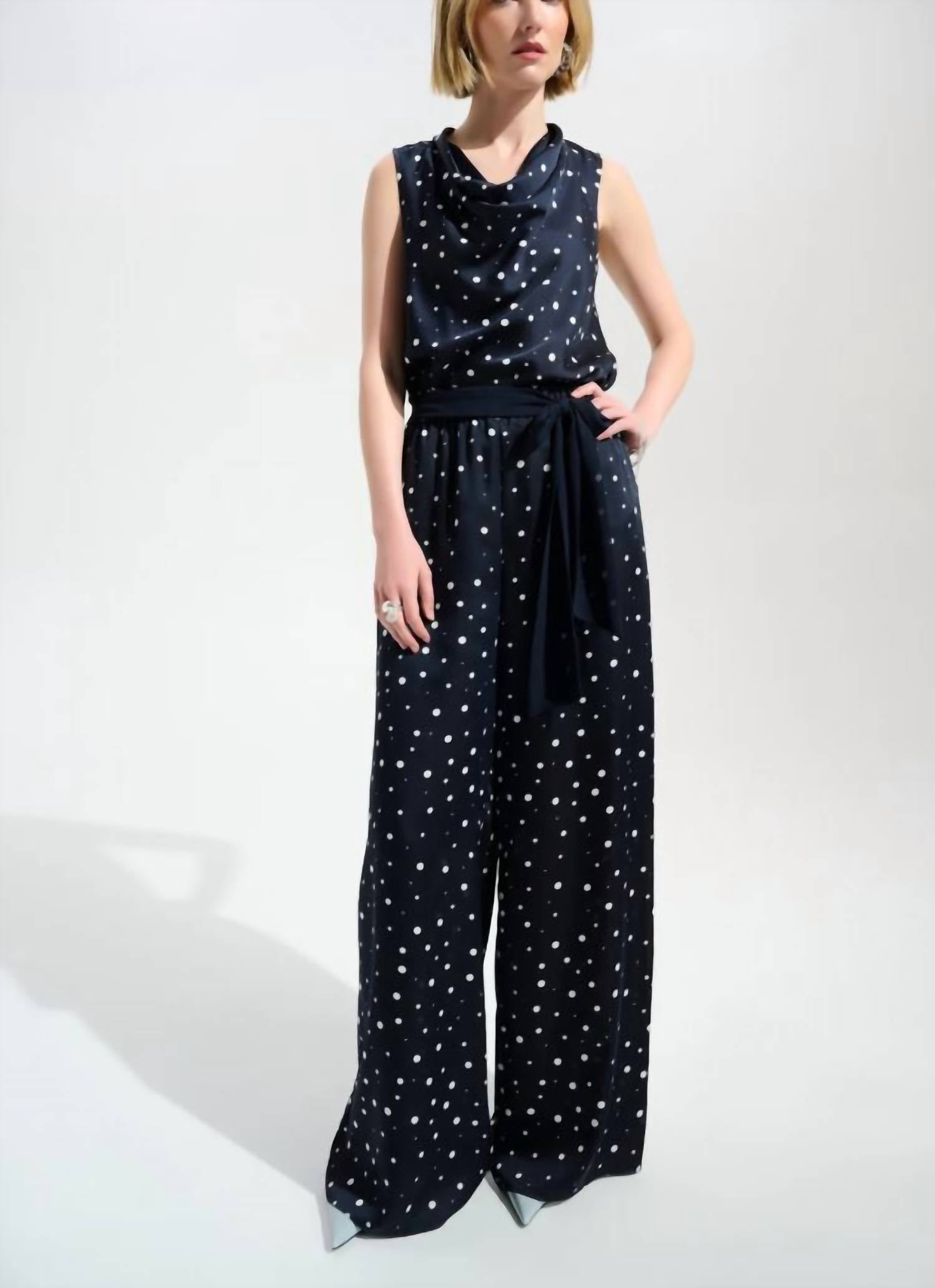 Joseph Ribkoff - Wide Leg Abstract Trousers
