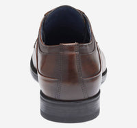JOHNSTON & MURPHY Men's Gibbons Plain Toe Oxfords in mahogany full grain - men's shoe - view 4