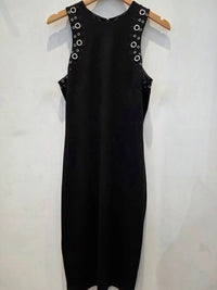 Sheri Bodell Women's Midi Tank Dress in black - women's dress