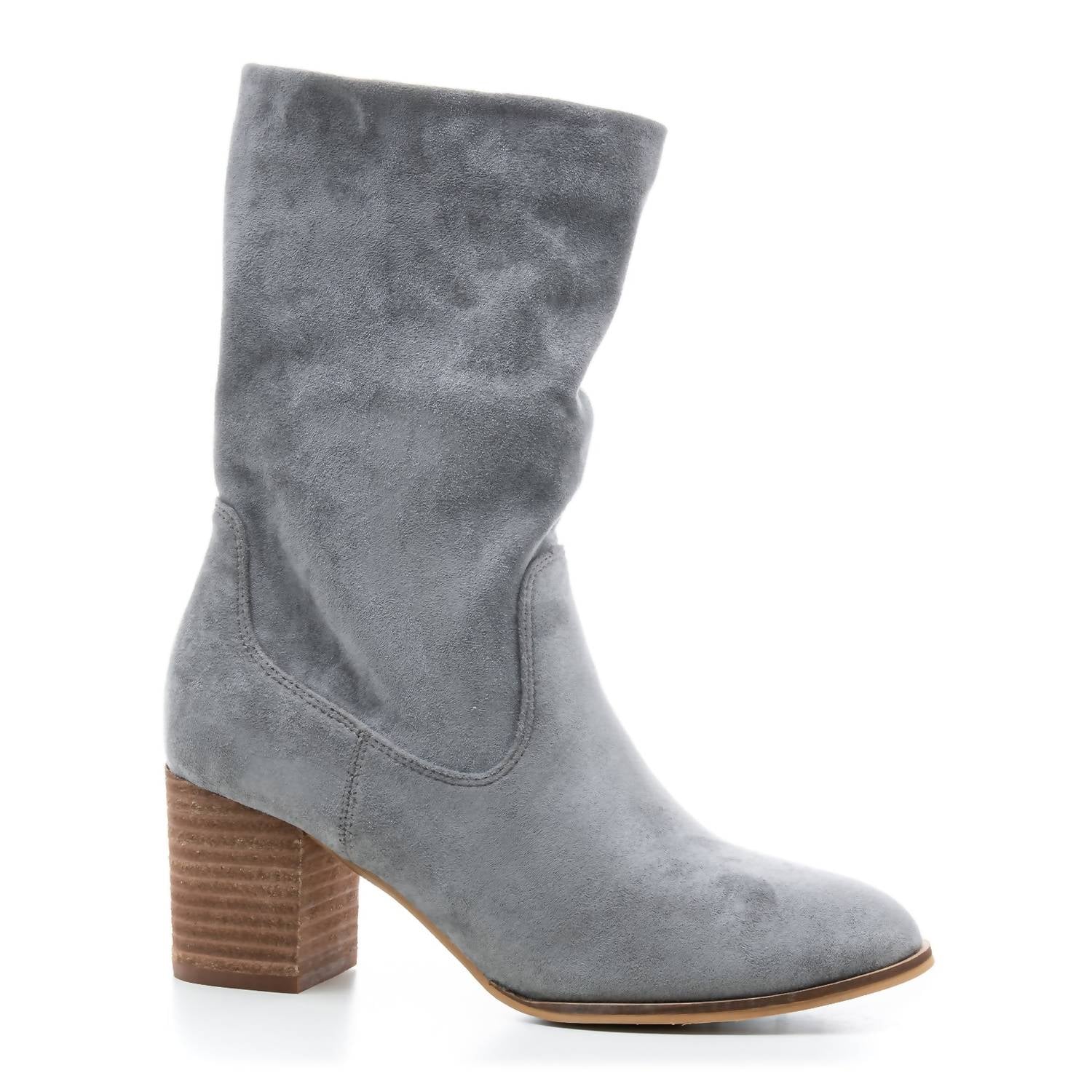 Corkys Footwear - Women's Wicked Slouch Ankle Faux Suede Boots