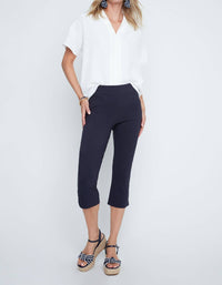 Renuar Coastal Breeze Capri Pants in black - women's pants - alternate view