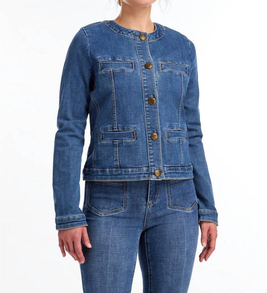 Fdj - Denim Crop Jacket