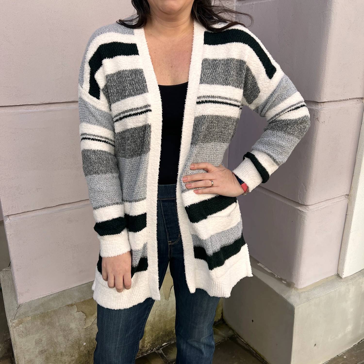 Staccato - Multi Stripe Cardigan