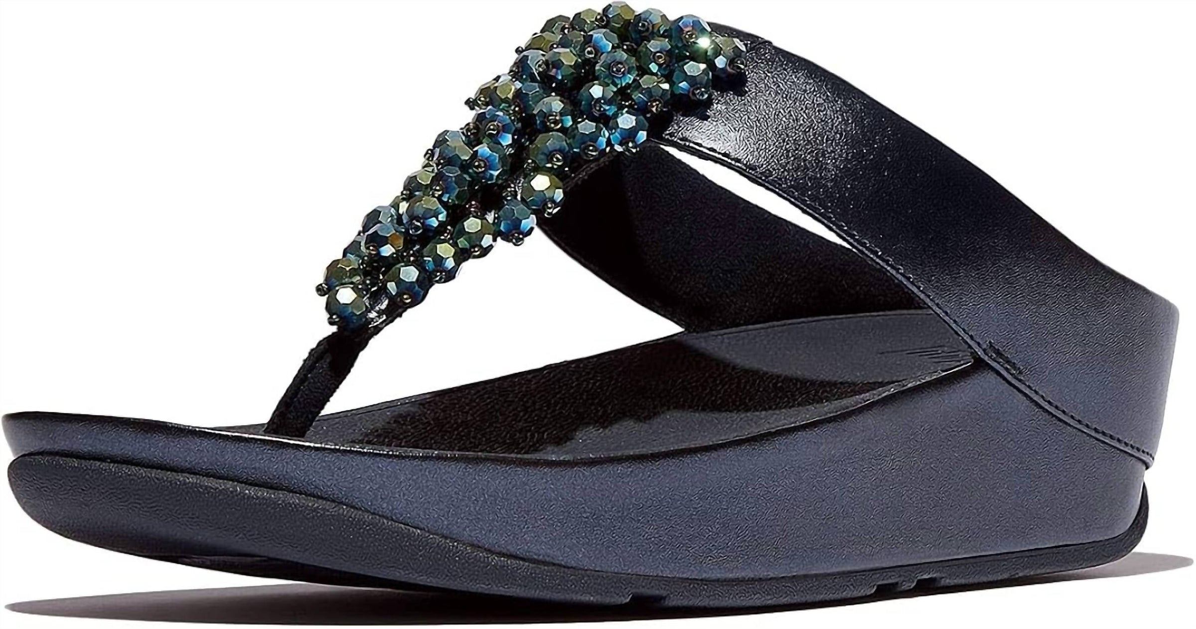 Fitflop - Women's Rumba Iridescent Beaded Toe-post Sandals