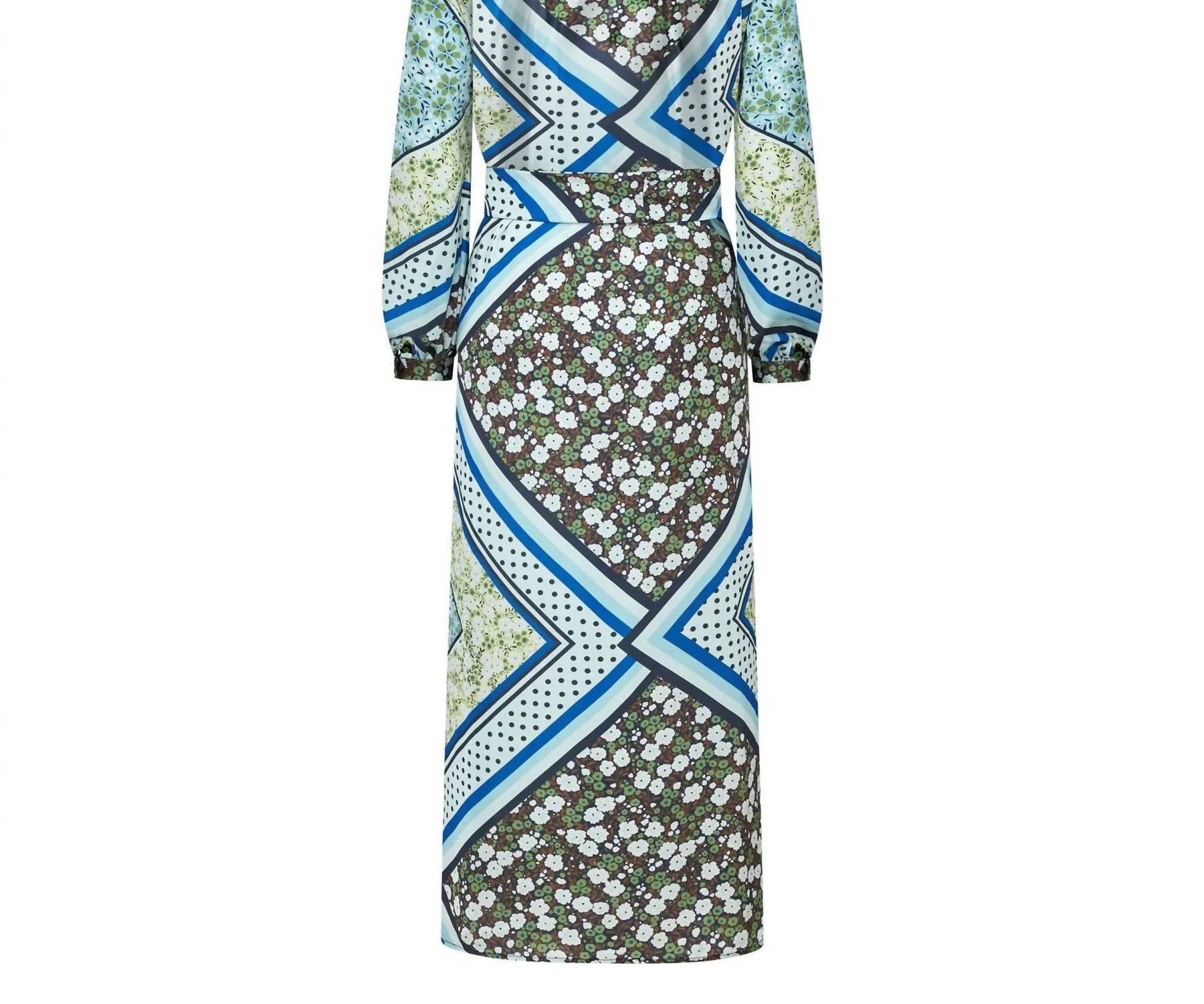 Loom London - Alida Scarf Print Maxi Dress