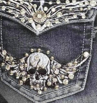 Bus Stop - Skull Darling Jeans