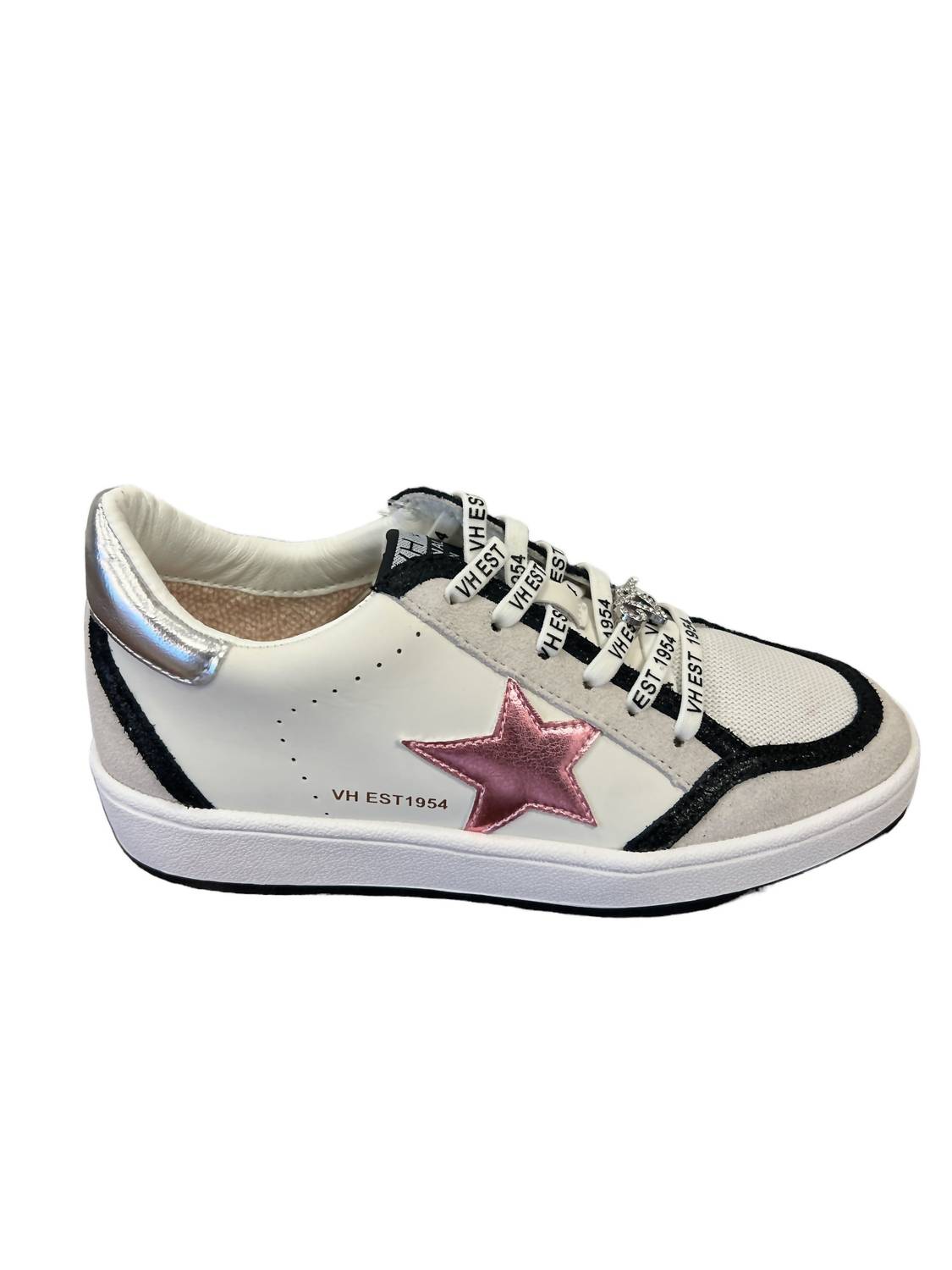 Vintage Havana Women's Star Sneaker in chrome pink - women's sneaker - detail view
