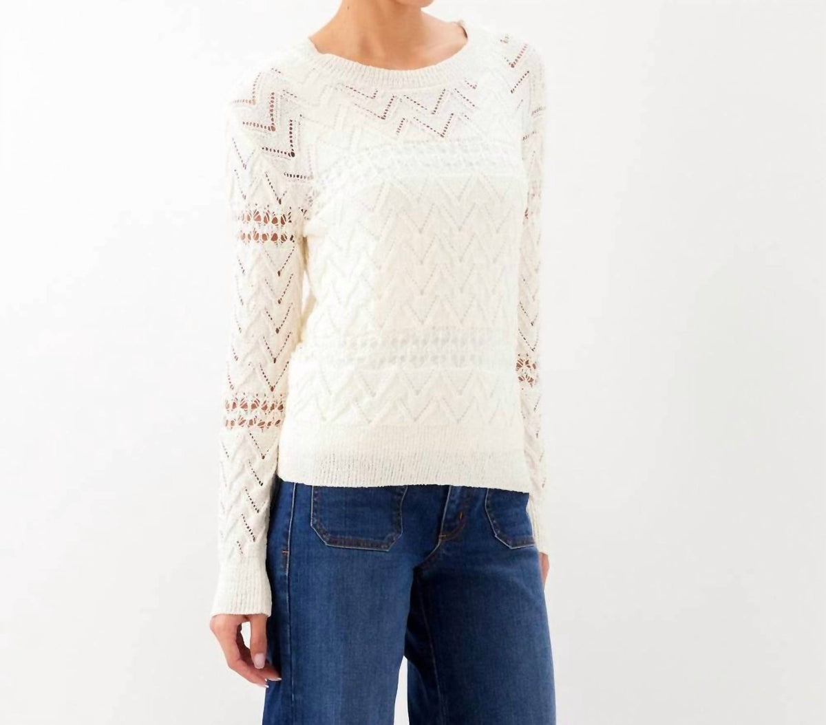 Karen Kane - Knit Crochet Sweater