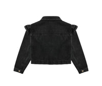 Rylee + Cru - Girls Ruffle Denim Jacket
