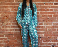 Mary Square - Long Sleeve And Pants Pajama Set