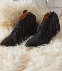 Seychelles - Women's Easy Come Easy Go Fringe Booties
