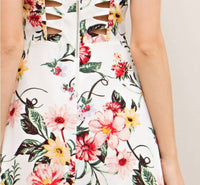 Entro - Ready For Spring Floral A-line Dress