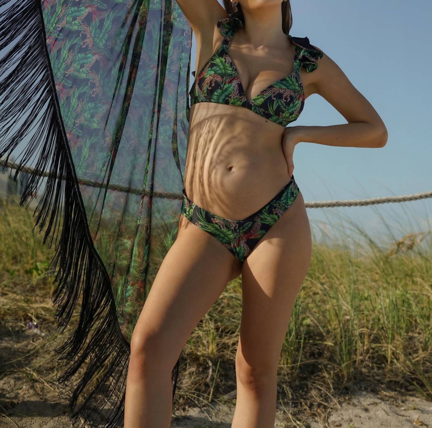 Lia Sahara - Fringed Pareo