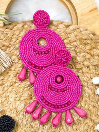 Jess Lea - Women's Beaded Drop Earrings