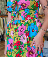 Fate - Sleeveless Front Tie Midi Dress