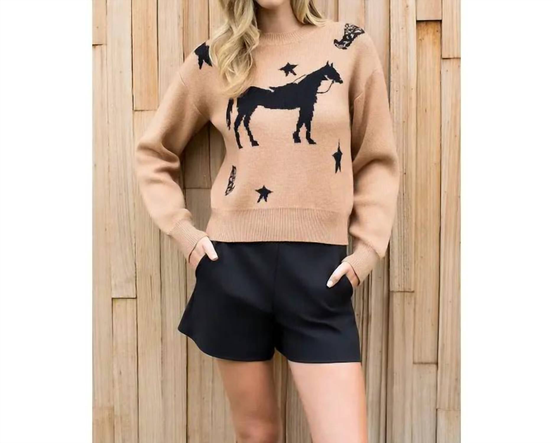 Thml - Starry Stallion Knit Sweater