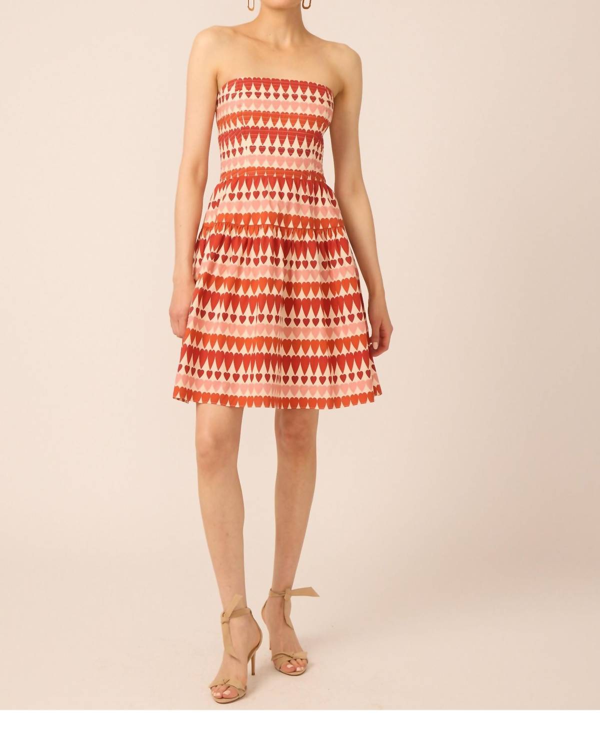 GILNER FARRAR Palma Mini Dress in wild hearts - women's dress
