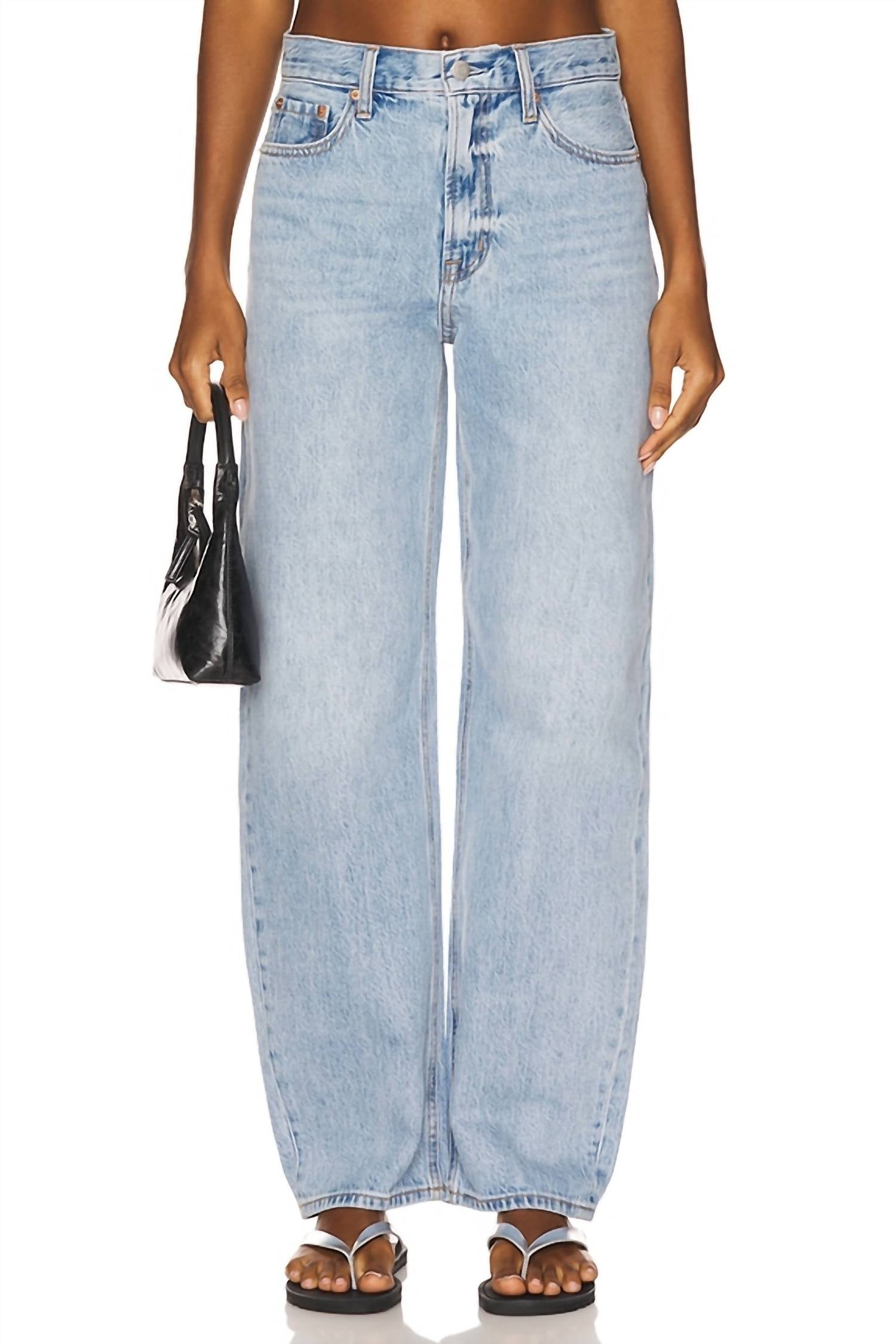 Pistola - Wes High Rise Barrel Jeans