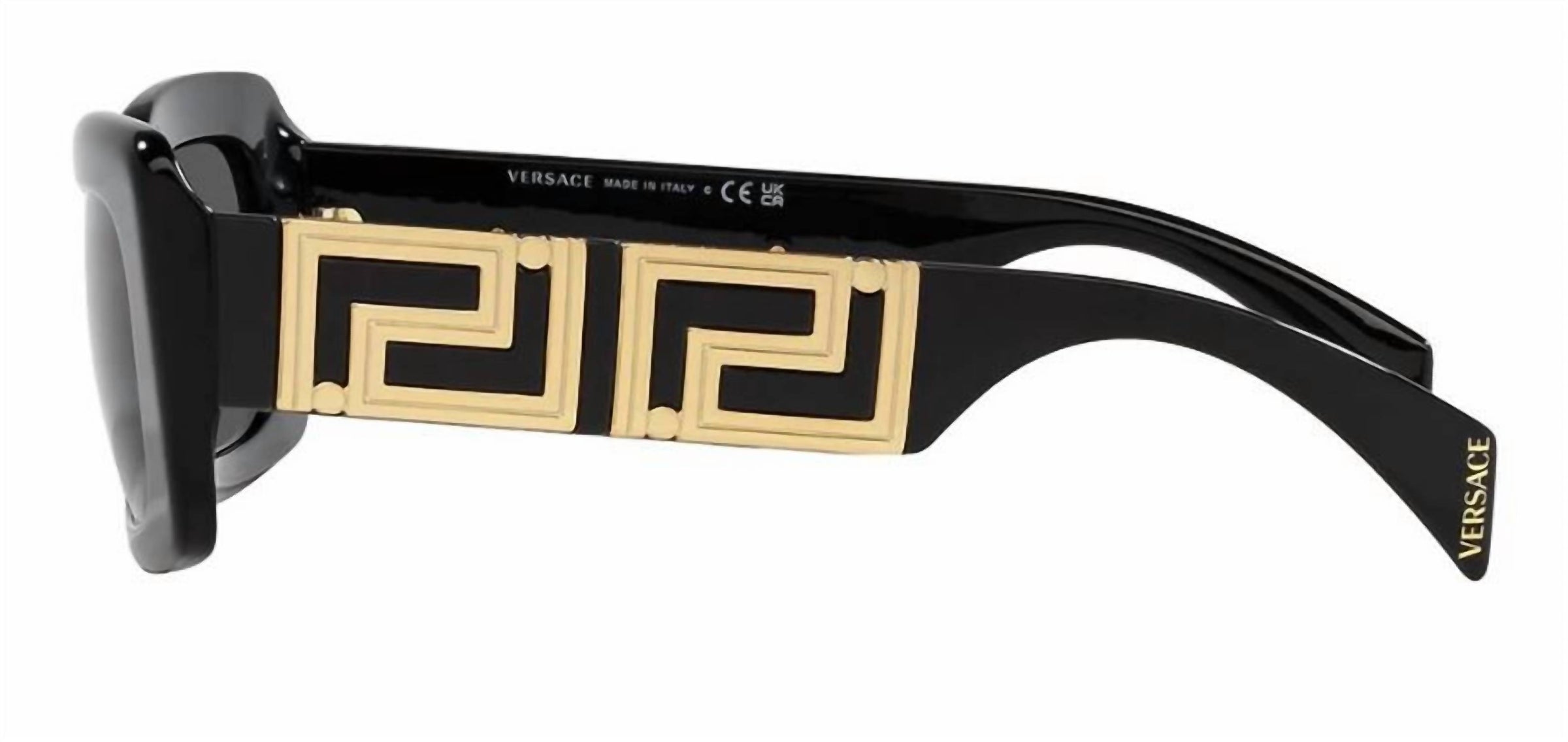 Versace - Woman's Full Rim Rectangular Non Polarized Sunglasses 4444u - Gb1 - 87