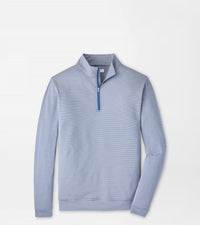 Peter Millar - Perth Sugar Stripe Performance Quarter-zip Sweater
