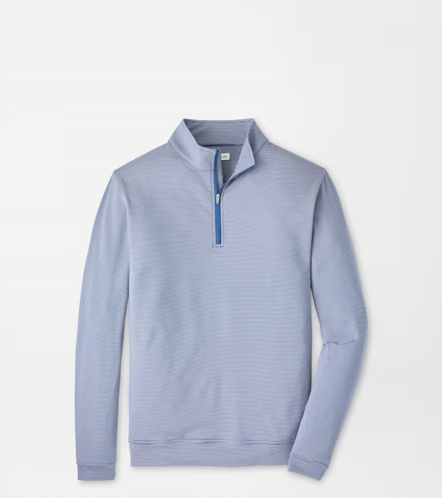 Peter Millar - Perth Sugar Stripe Performance Quarter-zip Sweater