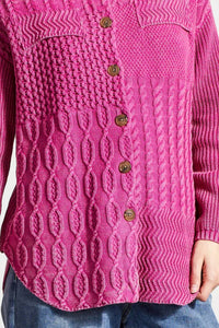 Tribal - Patchwork Knit Shacket