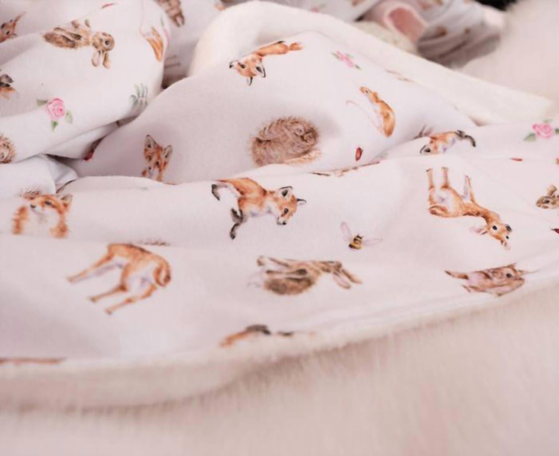 Wrendale Designs Inc. - Little Forest Woodland Animal Baby Blanket