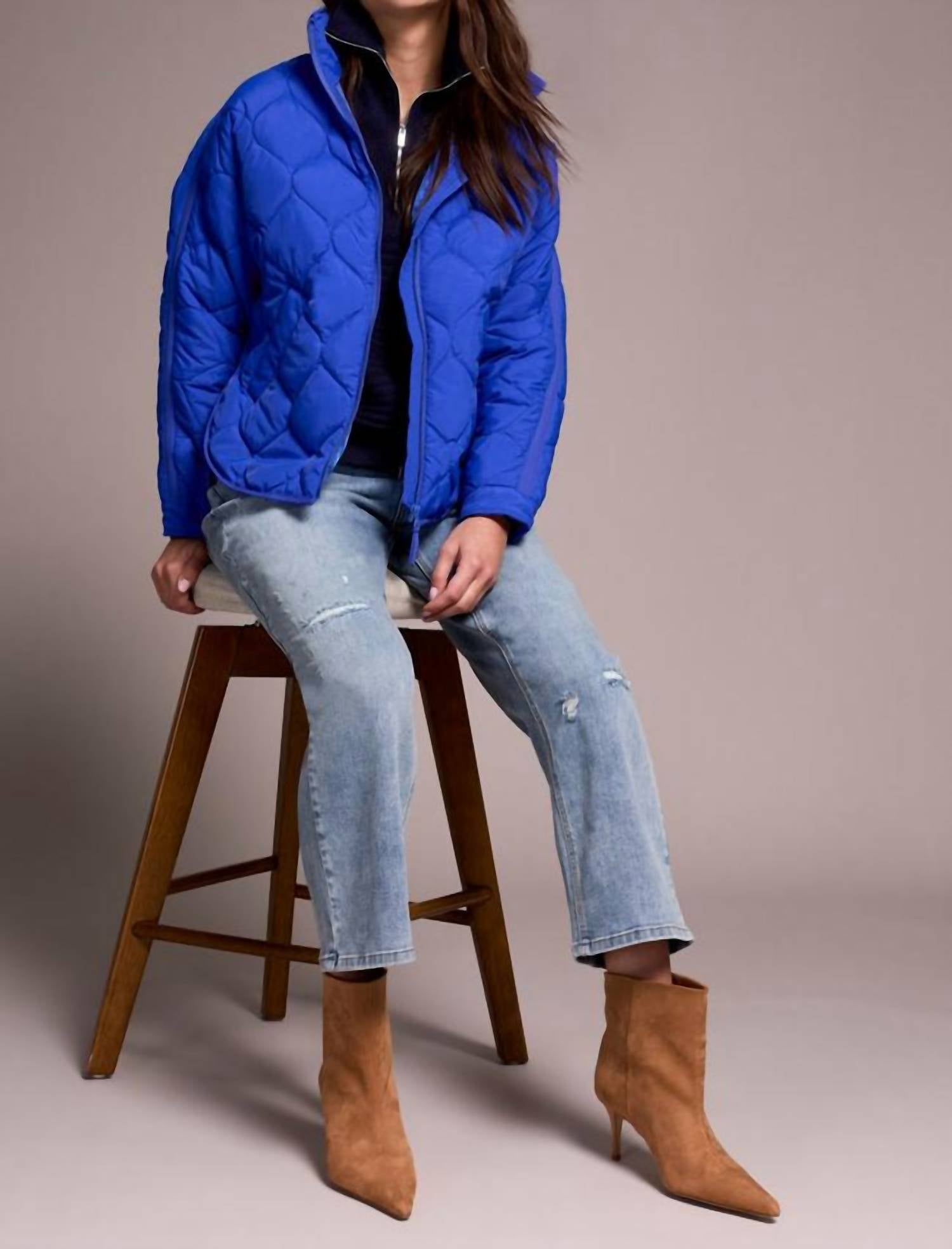 Tribal - Lightweight Drop Shoulder Quilted Puffer Jacket