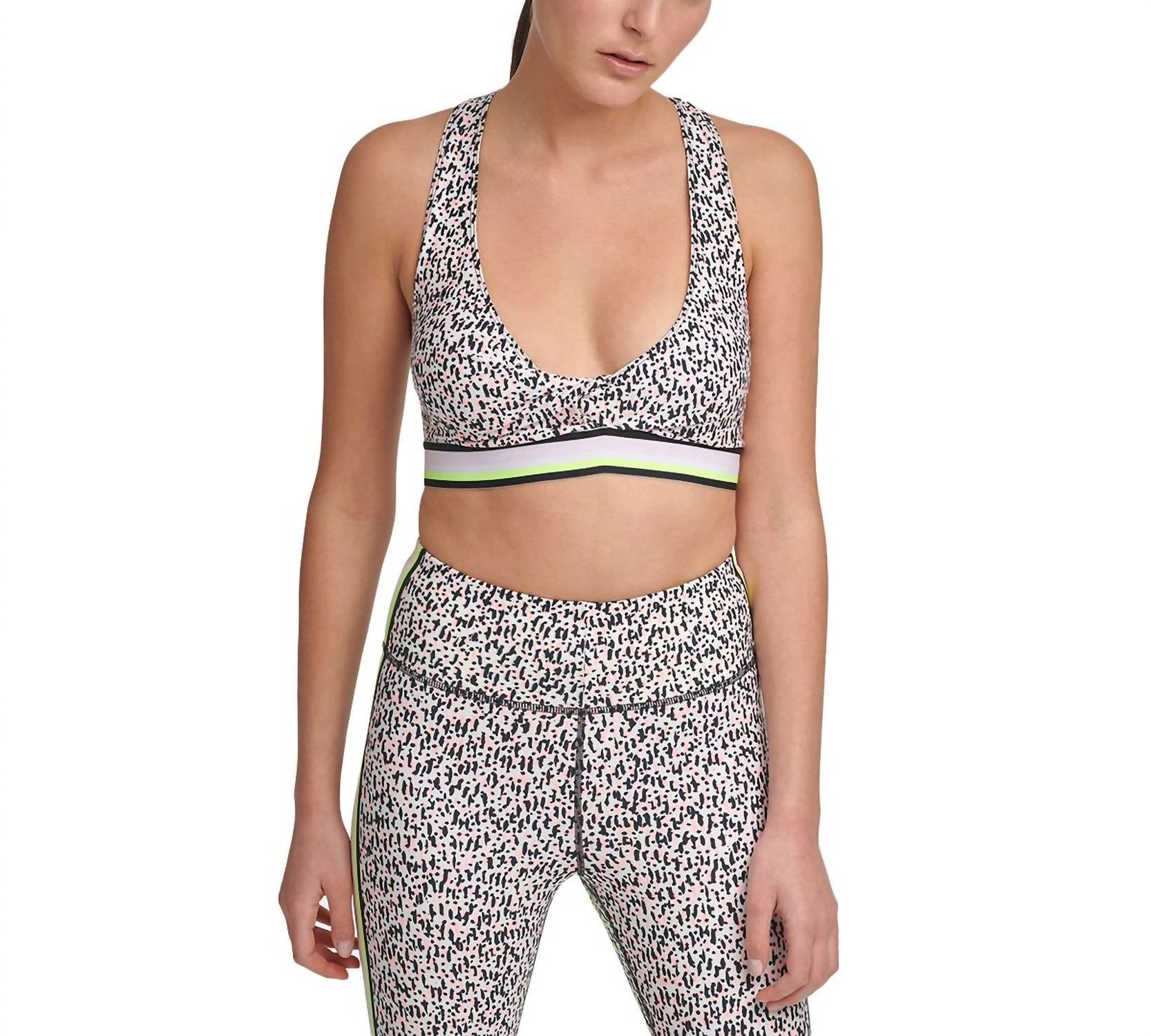 Dkny - Sport Printed Low-impact Sports Bra