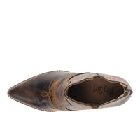 Corkys Footwear Women's Smoke Show Bootie Shoe in espresso crinkle - women's shoe - alternate view