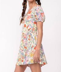Sky To Moon - Wire Corset Floral Dress