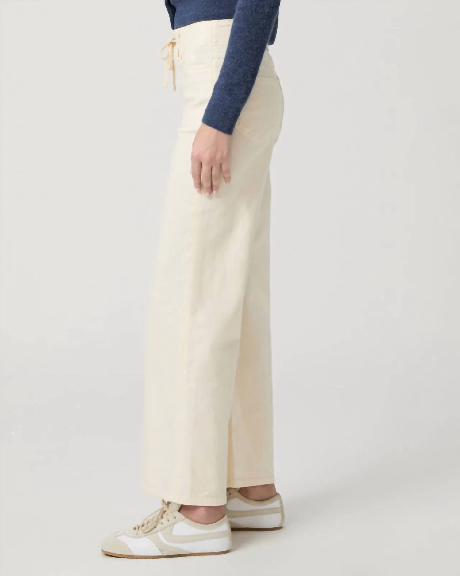 Paige - Ari Waistband Tie Jeans