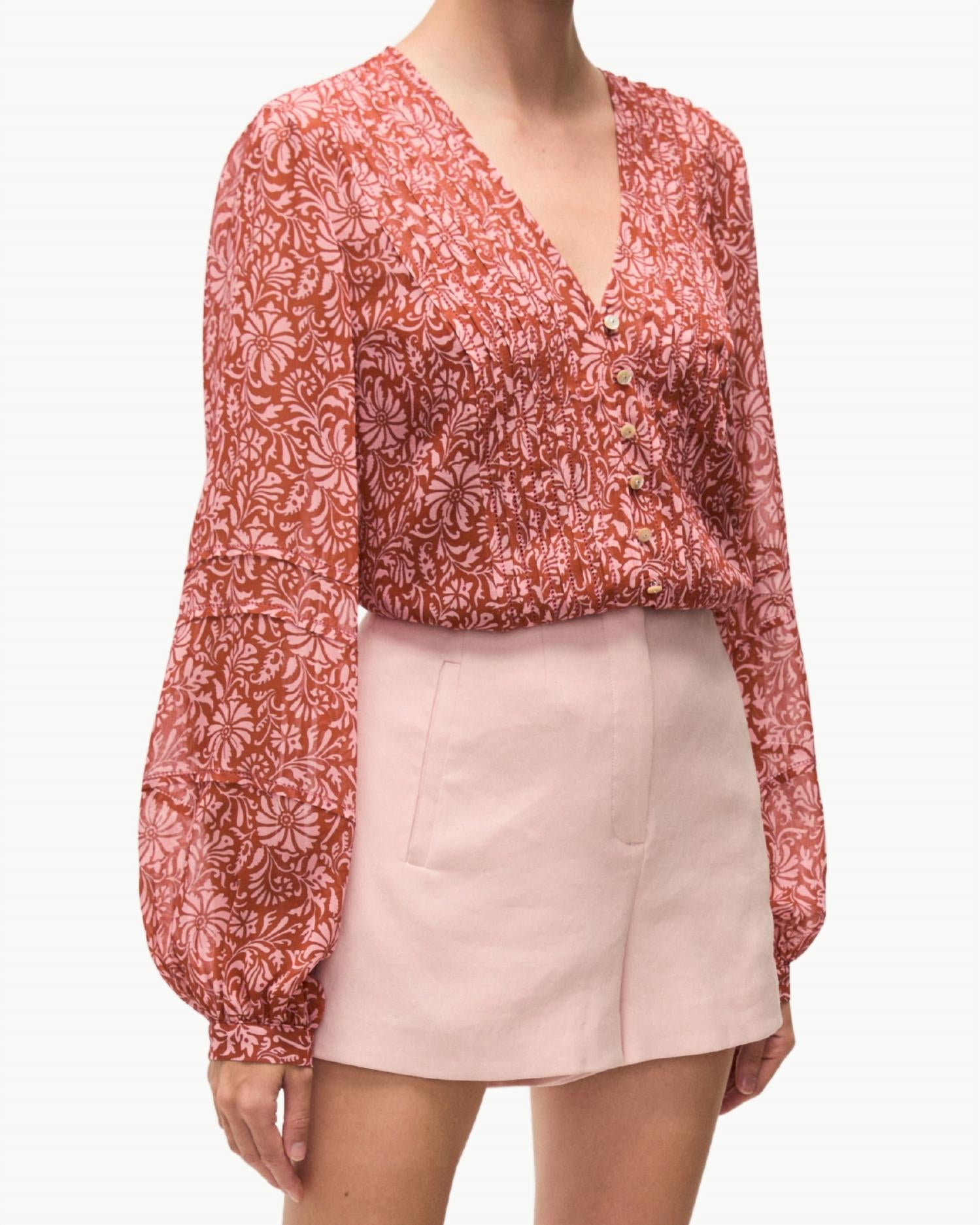 Veronica Beard - Calvin Long Sleeve Top