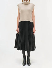 Simkhai - Kezia Vegan Leather Midi Skirt