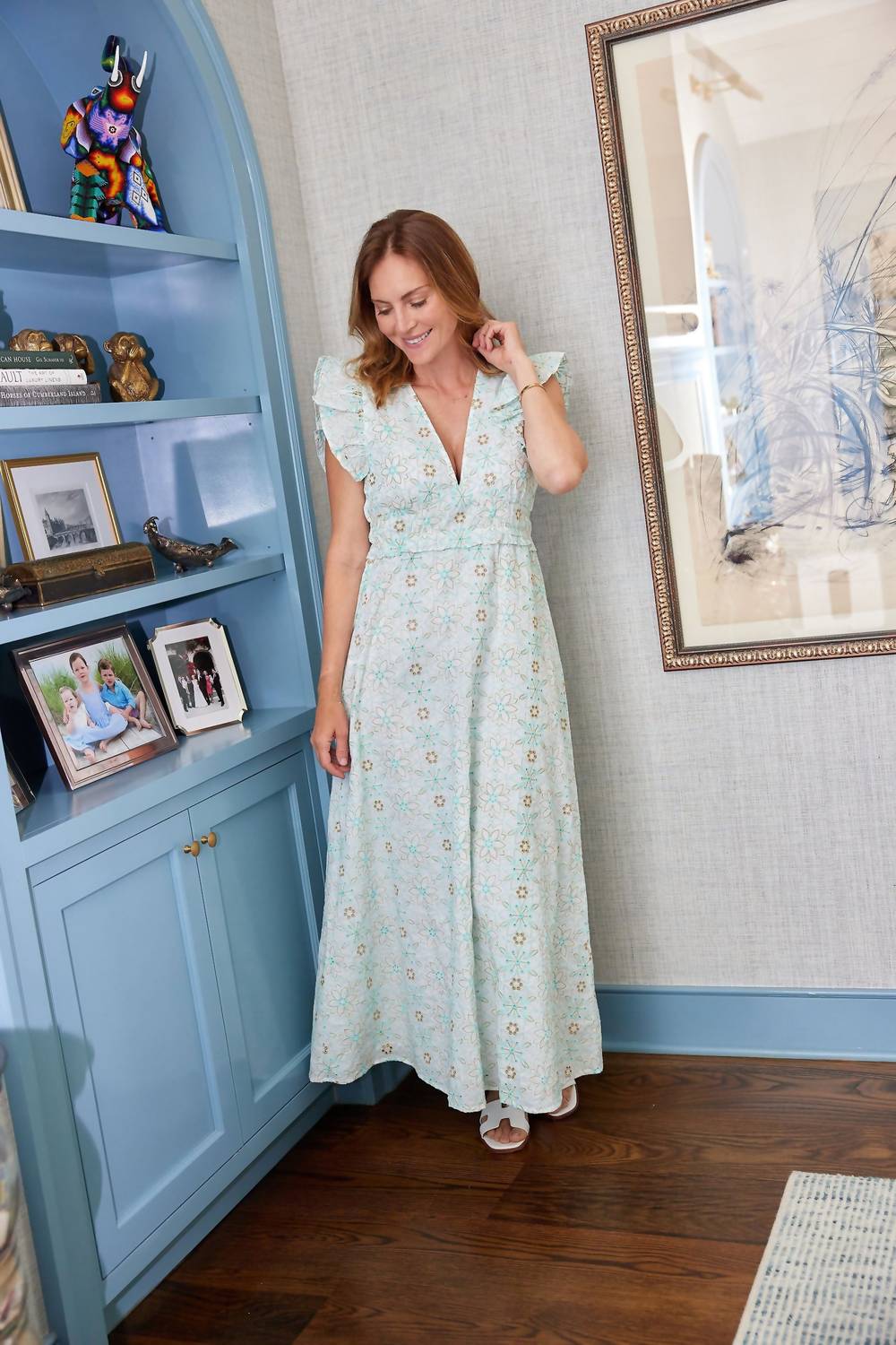 Sail To Sable - VNeck Maxi Dress