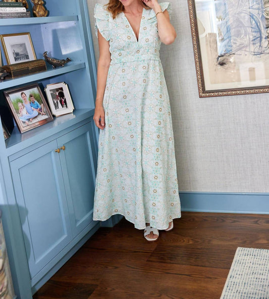 Sail To Sable - VNeck Maxi Dress