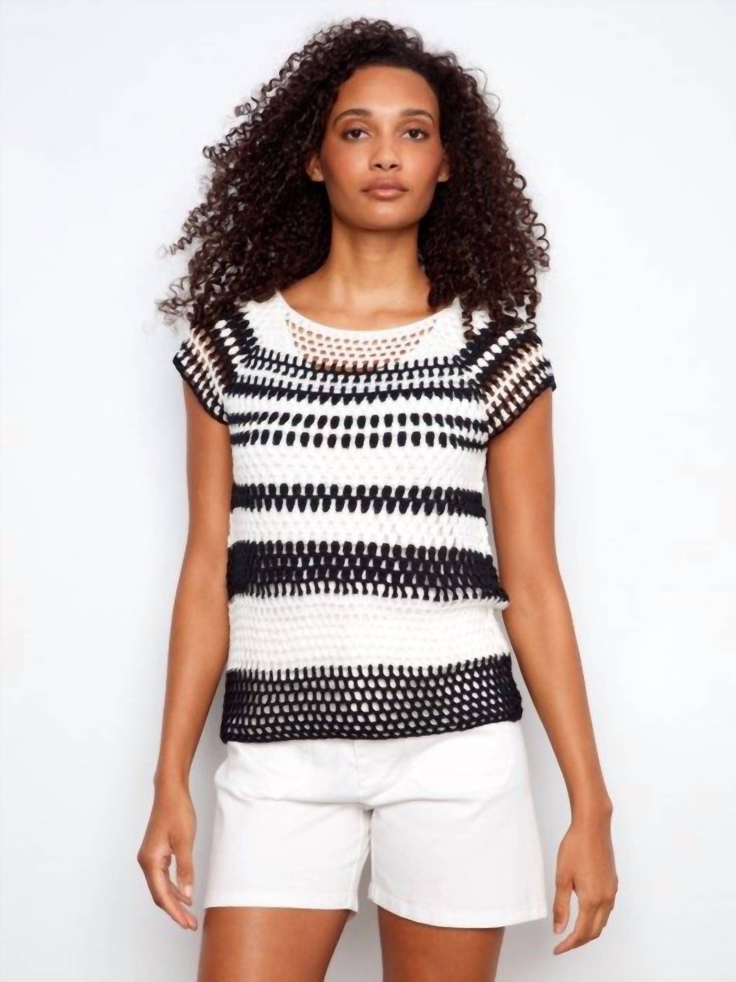 Charlie B - Crochet Raglan Sweater