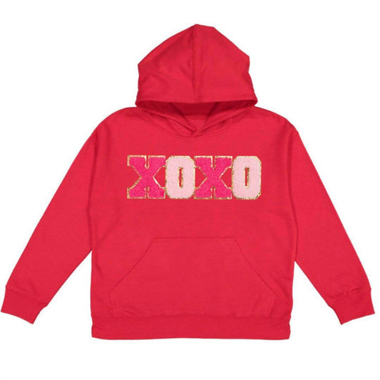 Sweet Wink - Xoxo Patch Valentine's Day Hoodie