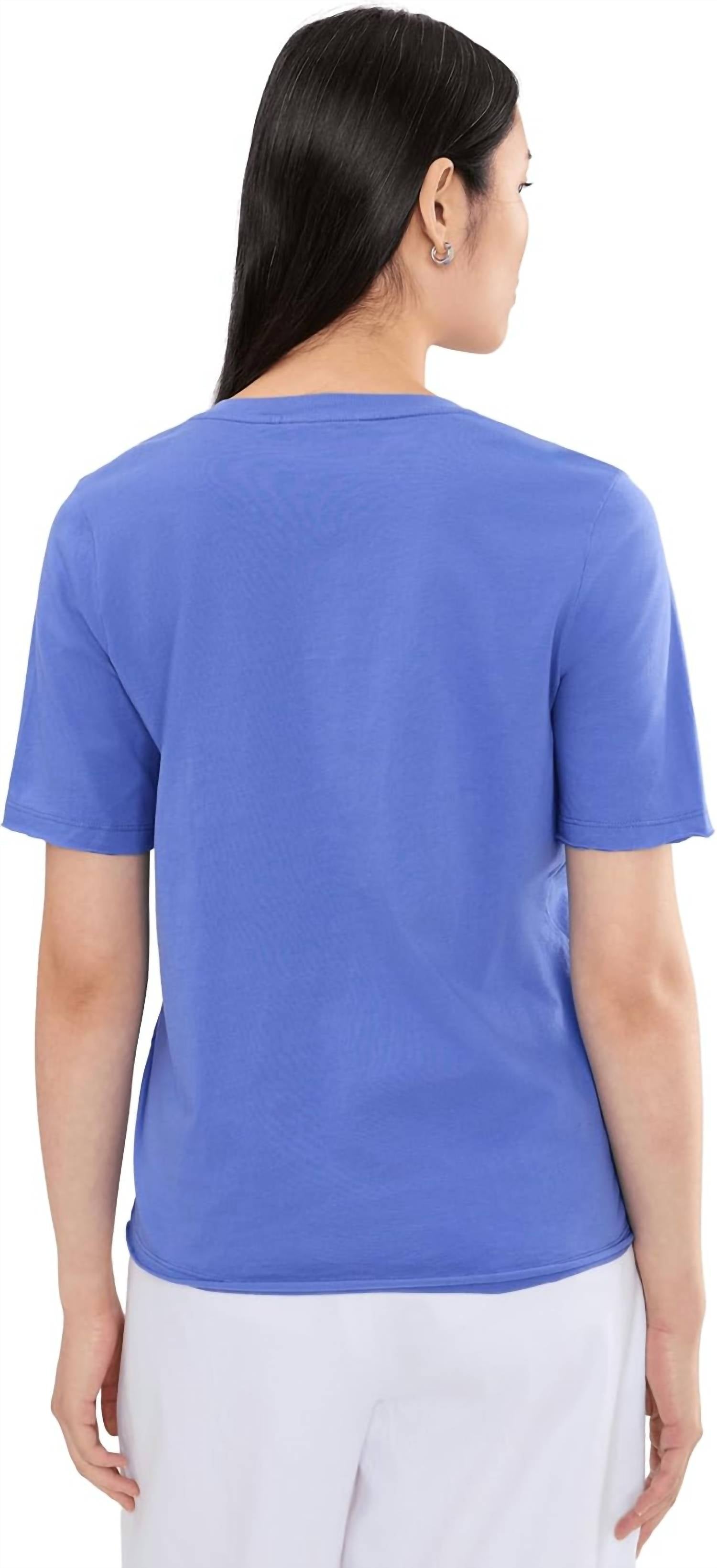 Johnny Was - CELIORA RAW HEM V‑NECK TEE