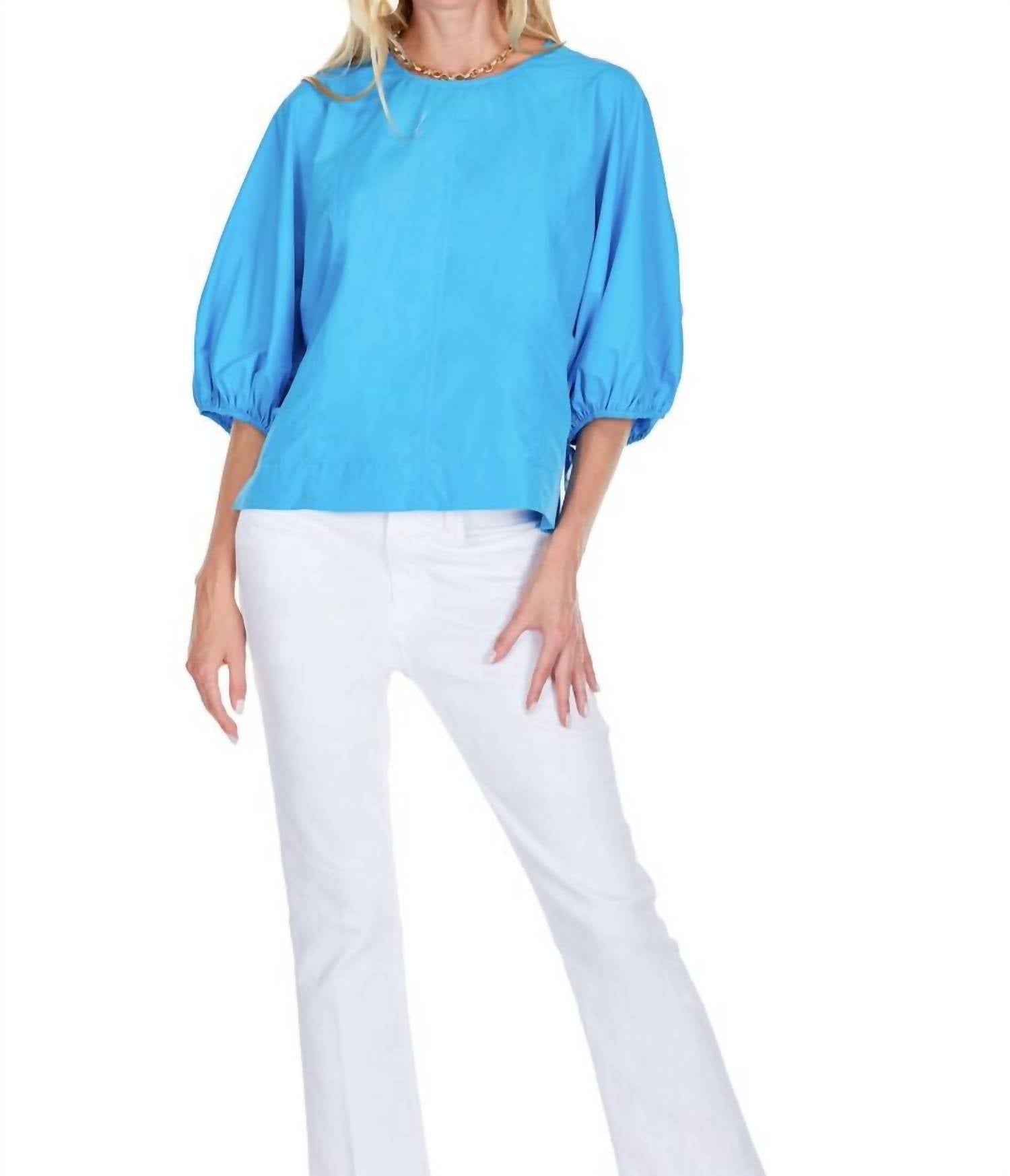 Joy Joy - Gored Puff Sleeve Top