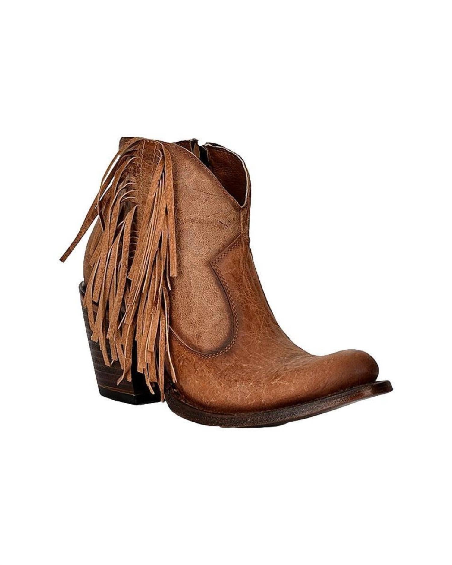 Corral - Women's Fringe Bootie